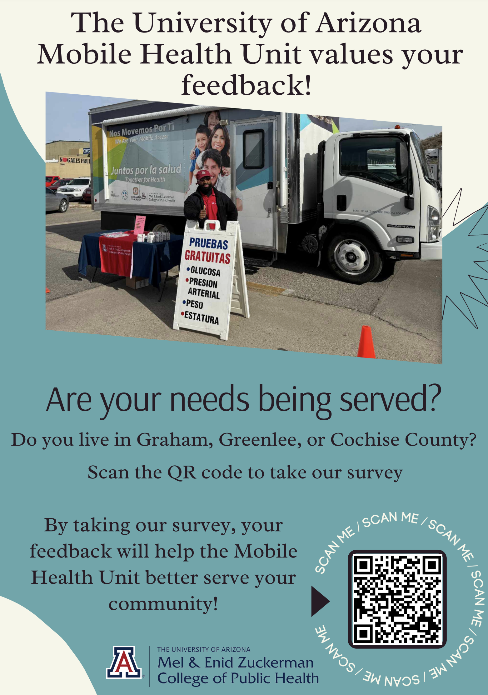 The University of Arizona’s Mobile Health Unit is looking for survey participants